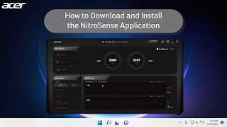 How to Install NitroSense screenshot 4