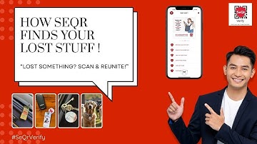 How the SeQr Lost & Found QR Code App Works | Find Lost Items Easily!