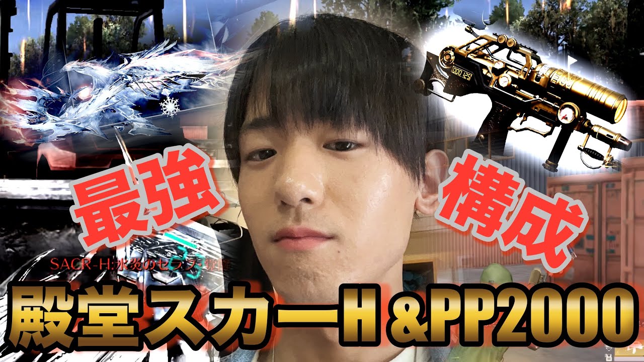 【荒野行動】　『絶対真似して！』現環境最強構成はこれ‼️ スカーH &PP2000#荒野行動#スカーH #殿堂スカーH #PP2000