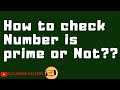 How to find numbers is prime or not ? || Learning Helper Pawan meena || Learning Helper
