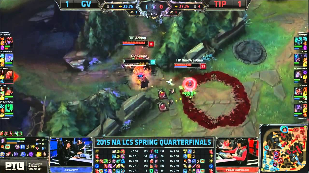 TIP vs GV   Game 3   LCS NA Spring Playoffs   Quarterfinal   Team Impulse vs Team Gravity VOD