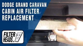 How to Replace Cabin Air Filter 2013 Dodge Grand Caravan