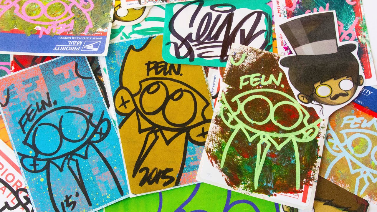 FELN Graffiti Sticker Trade April 2016