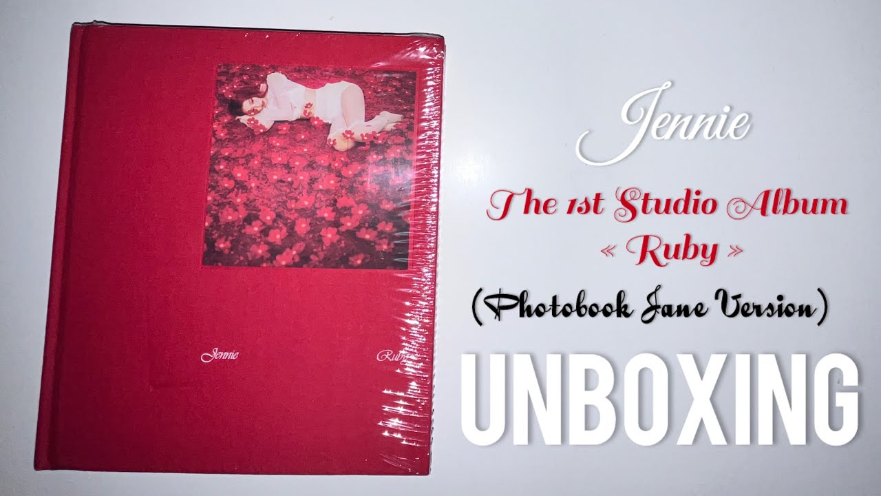 (NEW) JENNIE NEW: Jennie The 1st Studio Album « Ruby » Unboxing ...