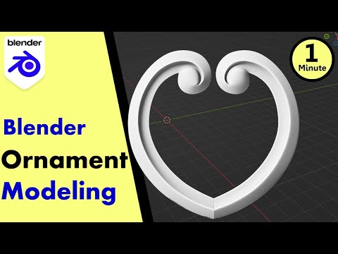 Modeling An Ornament In Blender - YouTube