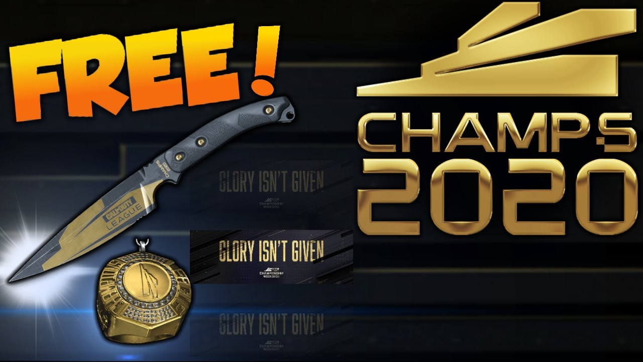 Modern Warfare FREE CDL Knife Blueprint & LOOT Rewards! (COD Champs