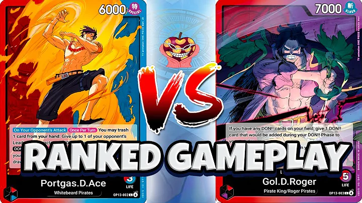 [OP13] High Ranked Gameplay! Ace vs Roger One Piece Card Game