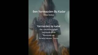 Ben Yanmazdım Bu Kadar (Hiraizerdüş Cover)