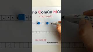 Mínimo común múltiplo con material manipulativo