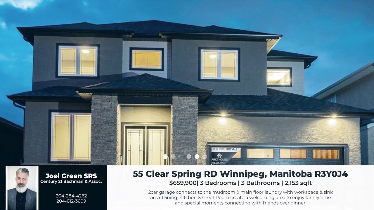 55 Clear Spring Road, Winnipeg, MB YouTube