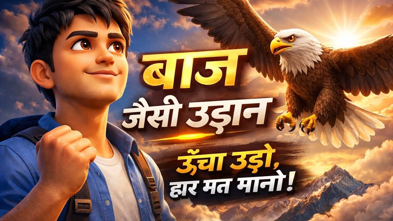 🦅 बाज बनो, हार मत मानो | Powerful Motivational Story Hindi 😊😊