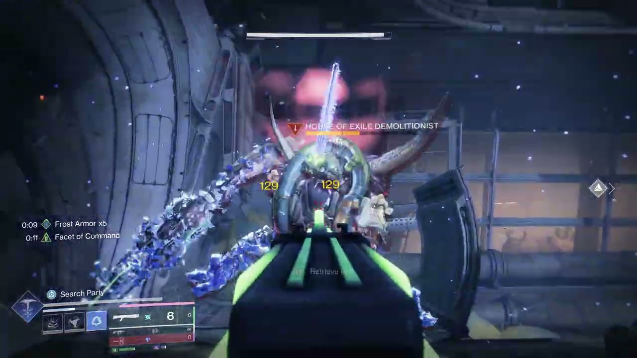 Destiny 2 Festival of Lost Use Shiny Arcane Embrace with Submersion Crossbow