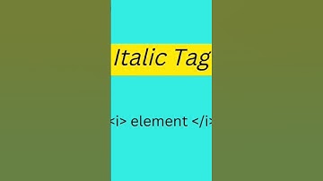 HTML | Bold Italic Underline tag #shorts