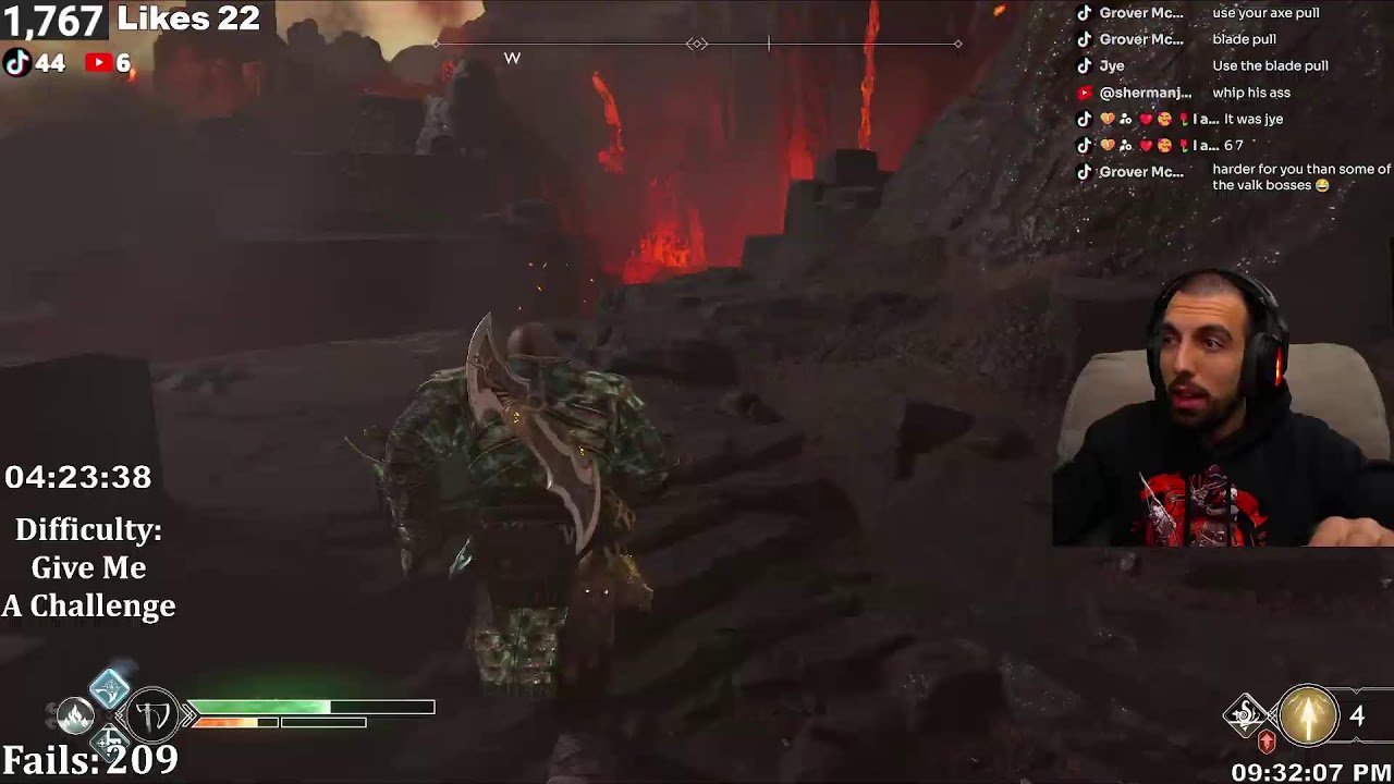 Kratos & Ace Push Their Limits on HARD DIFFICULTY in GoW 2018! 🔥 (Part 13 - LIVE)