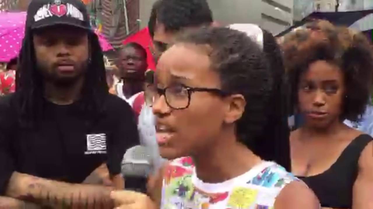 14-Yr-Old "Black Lives Matter" Protester Refuses To Condone Violence