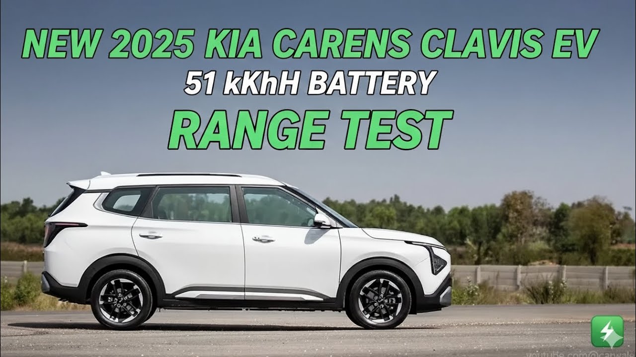  ⚡ Kia Carens CLAVIS EV 51 kWh Range Test – Real Highway & City Results | Full Review 2025