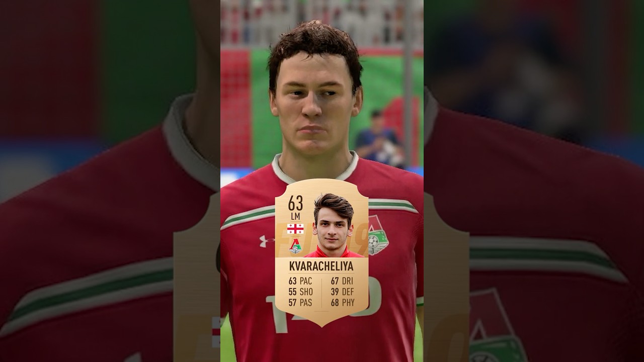 как менялась карьера Хвичи Кварацхелии в FIFA