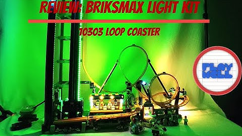 Briksmax Light kit for the LEGO Icons 10303 Loop Coaster - Setup & Review