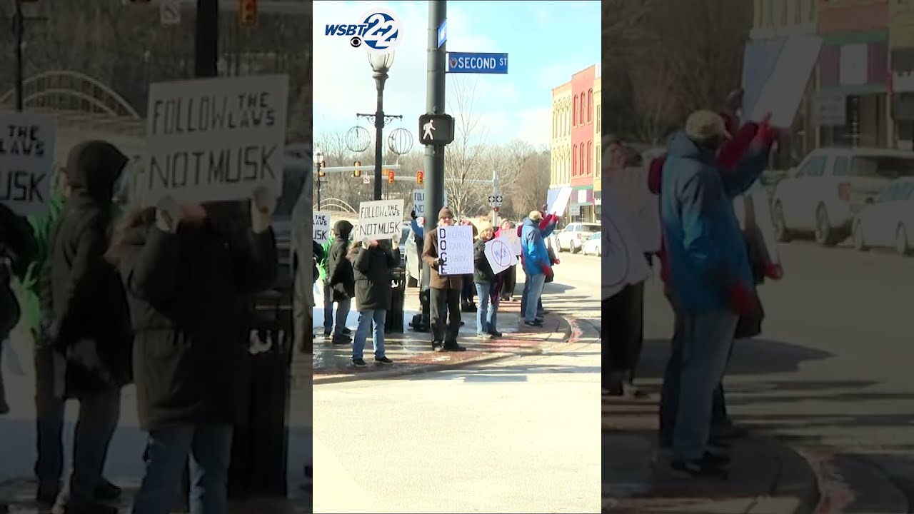 Protesters Rally Outside Michigan Congressman S Office Over Musk Role In Trump Administration