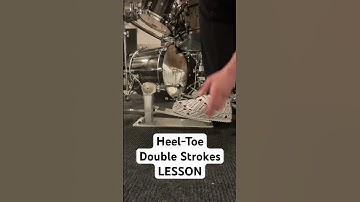 Quick Lesson on Heel-Toe Double Strokes! #drums #blastbeats #doublebass #drumlesson #tama #drumvideo