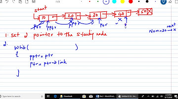 delete a node after a given node in linked list in tamil