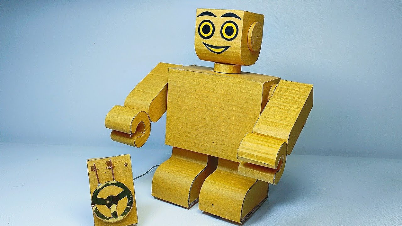 How to make a robot with cardboard | diy robot making at home | Science ...