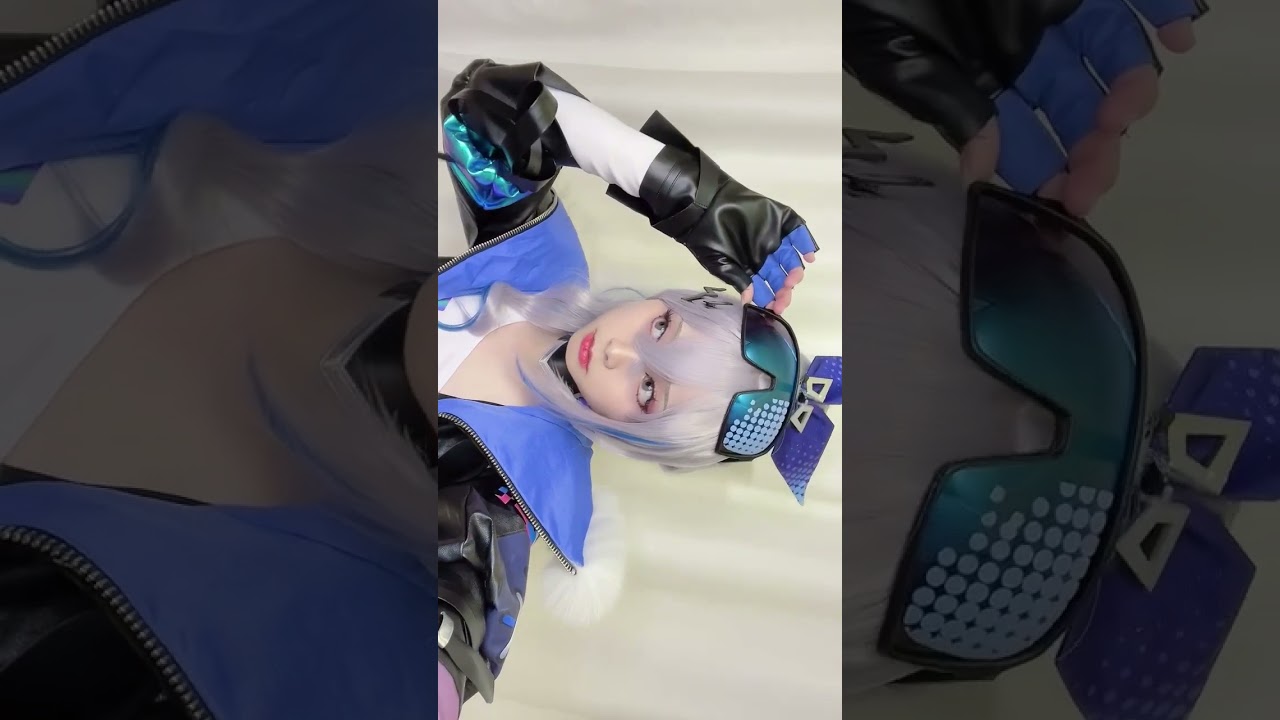 different makeup style than usual [Honkai: Star Rail - Silver Wolf Cosplay]