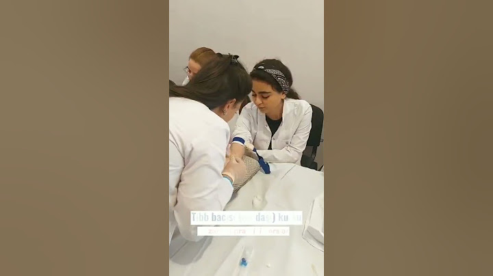 Tibb bacısı (qardaşı) kursu dərs prosesi. Bilgi Peşə Tədris Mərkəzi