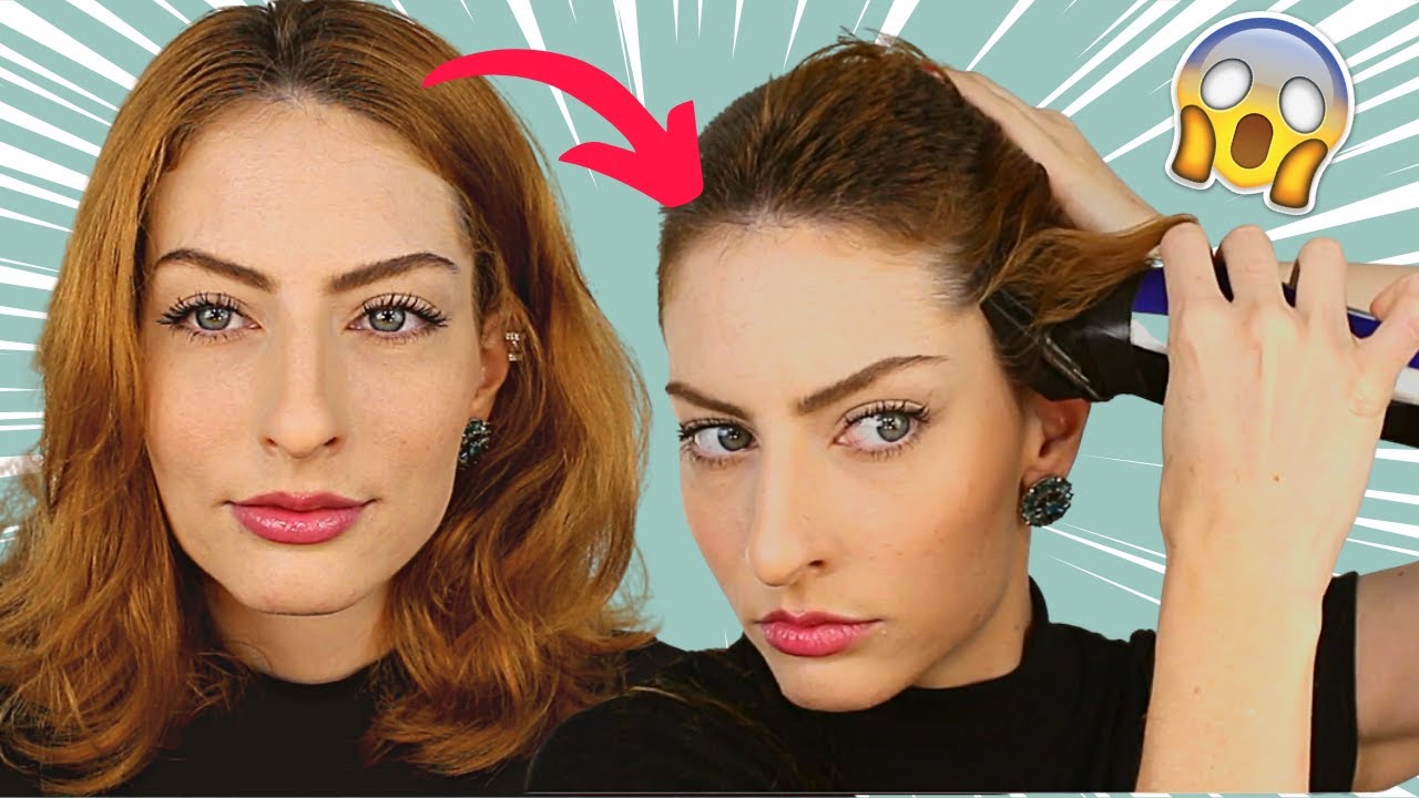 RASPEI TODO O MEU CABELO SOZINHA!