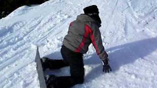 Snowboarding Jumps Off-Piste at Chamrousse