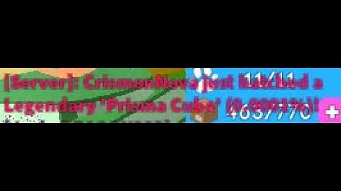 I Hatched Prisma Cube!