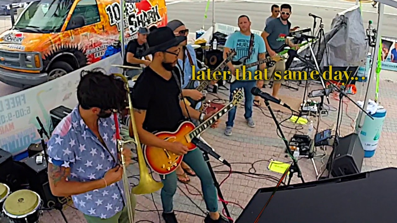 Alex Coombs Guitar Solos on "Get Up Stand Up" by BUSHWOOD (Bob Marley Cover) 6/16/17