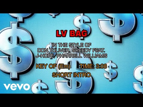 Miniatura del vídeo de Don Toliver, Speedy - LV Bag ft. j-hope, Pharrell Williams