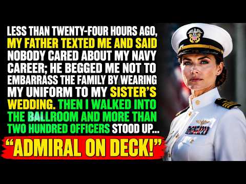 My Father Mocked My Navy Career Until 200 Officers Stood Up and Someone Shouted "Admiral On Deck"