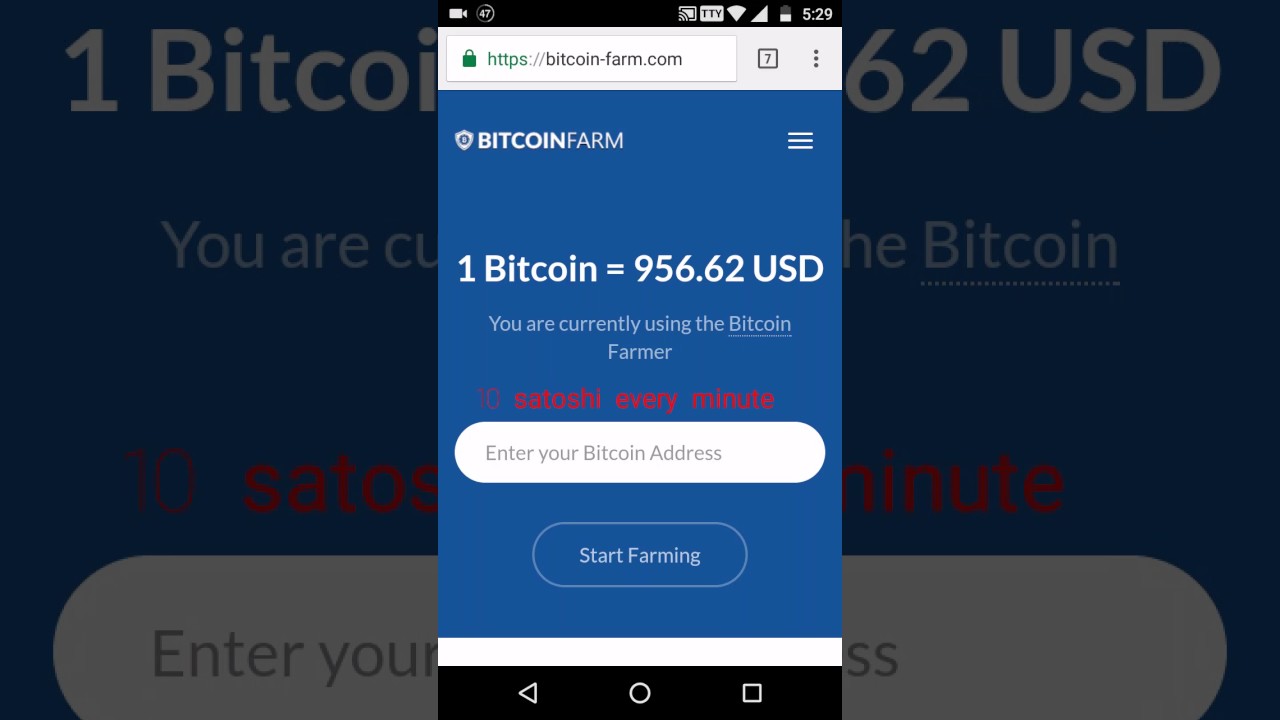 10000 Satoshi every minute