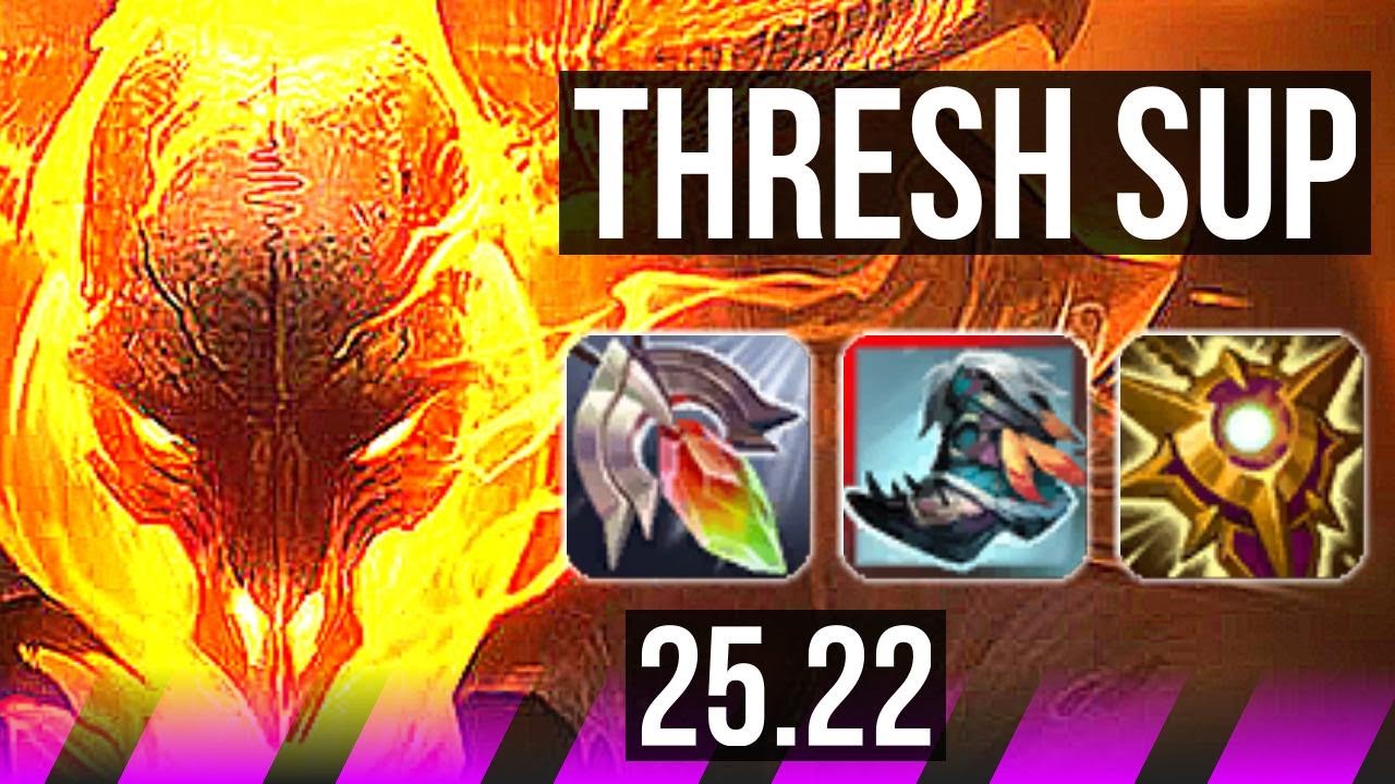 THRESH & Hwei vs SYLAS & Miss Fortune (SUP) | KR Master | 25.22