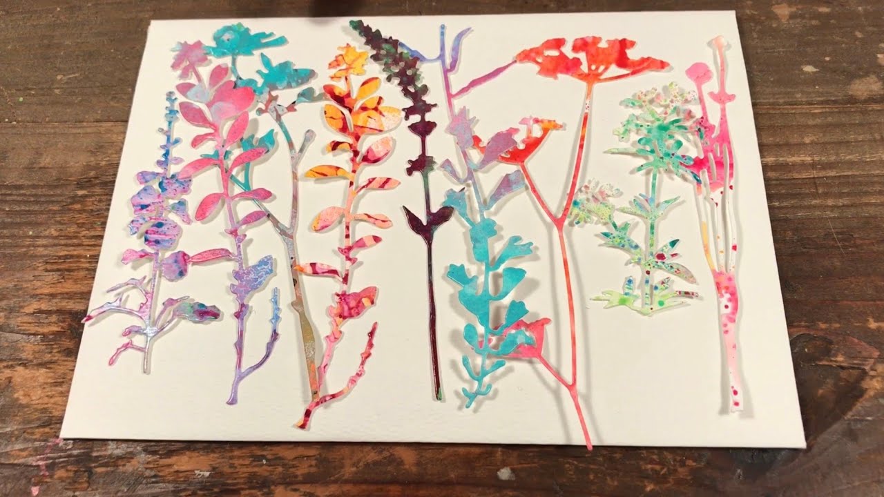 How to make Collage Elements or Embellishments for your projects