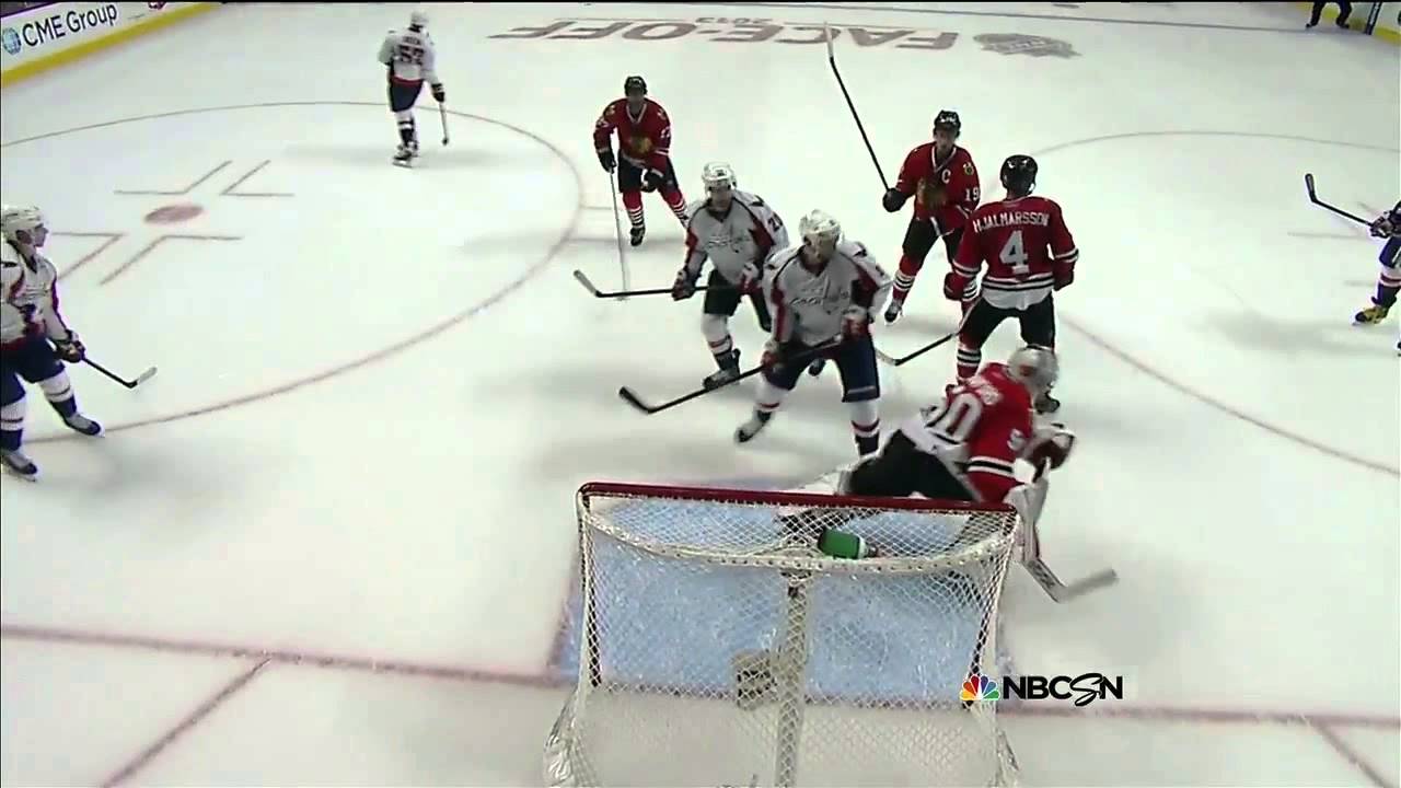 10/1/13 Capitals Blackhawks Chicago Blackhawks kill off a 5on3 in