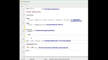 #Programmieren Lernen mit Lazarus Units Einstellungen erklärt