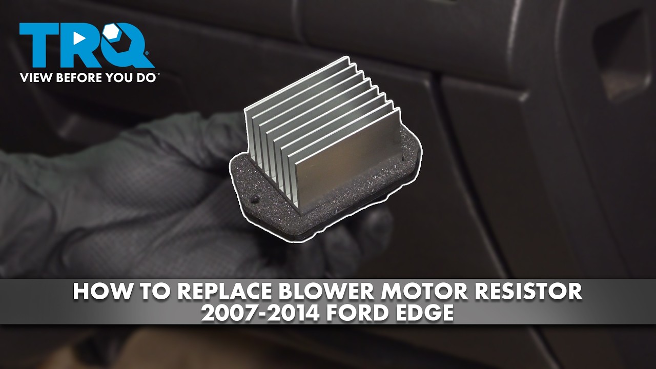 How to Replace Blower Motor Resistor 2007-2014 Ford Edge - YouTube