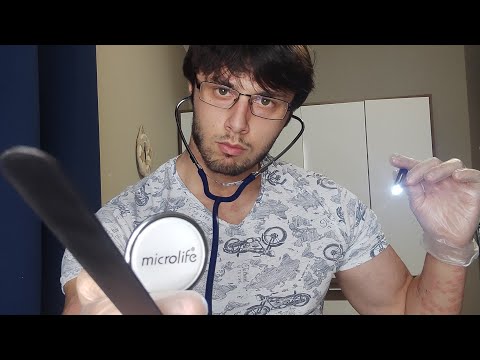 ASMR Lung & Throat Examination For Respiratory Diseases | DOCTOR ROLEPLAY