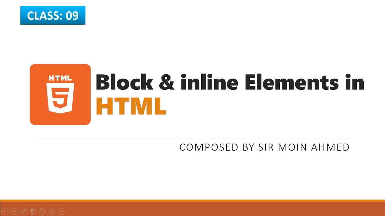 Html class 9 : HTML Block vs Inline Elements Explained 