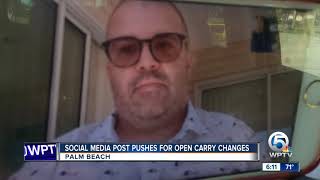 Town of Palm Beach police call to action to change Open Carry law fires up gun advocates