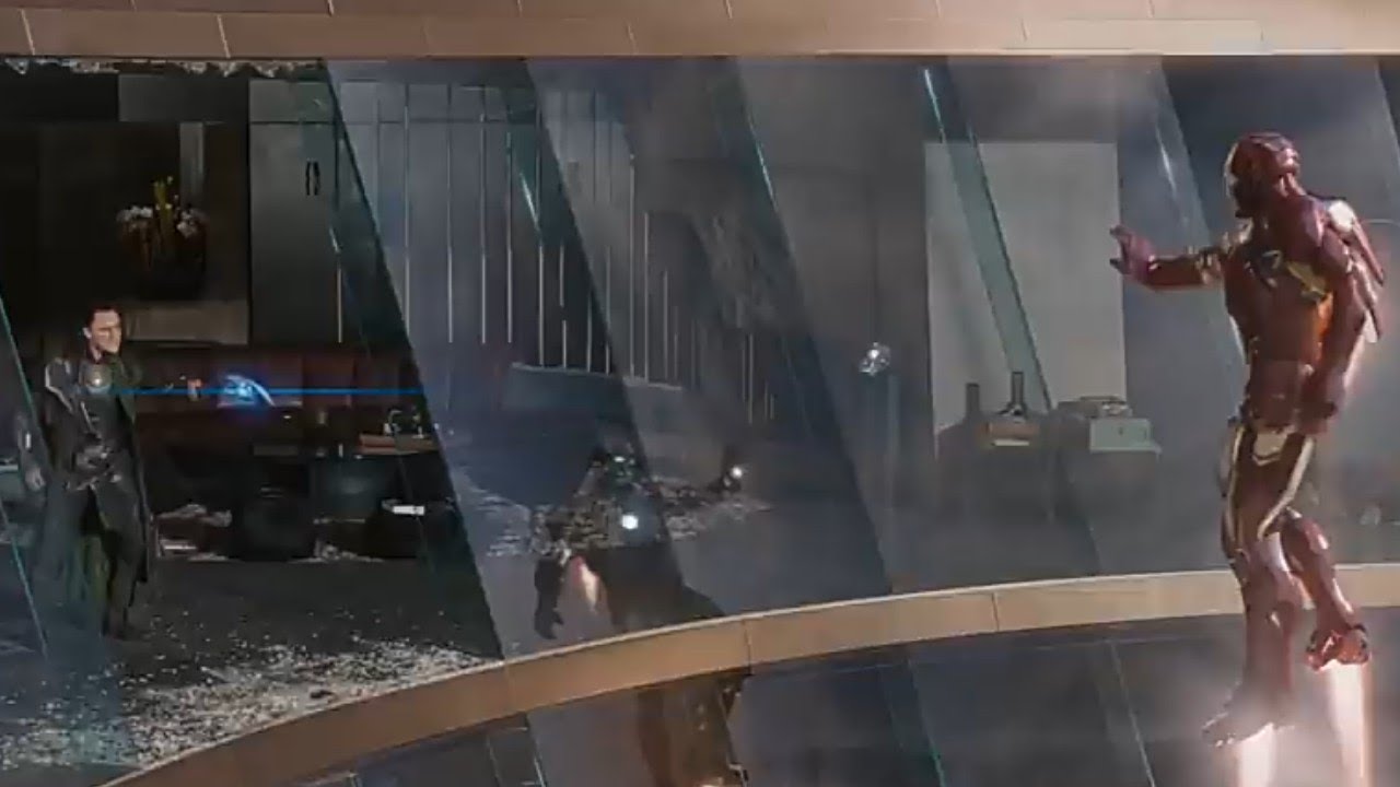 Iron Man vs Loki ll Suit Up Scene ll The Avengers ll Movie Clip YouTube