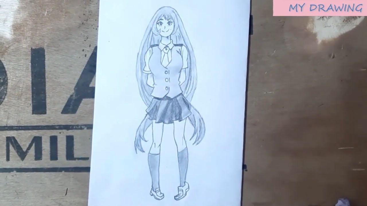 Newbie's attempt at drawing Nejiro Hado from My Hero Academia 