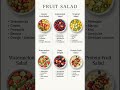 6 Healthy Fruit Salad Ideas You’ll Actually Want To Eat 🍓🥝 | #shorts  #fruitsalad #healthyfoodideas