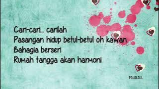 Lirik Cari Pasangan - Rabbani
