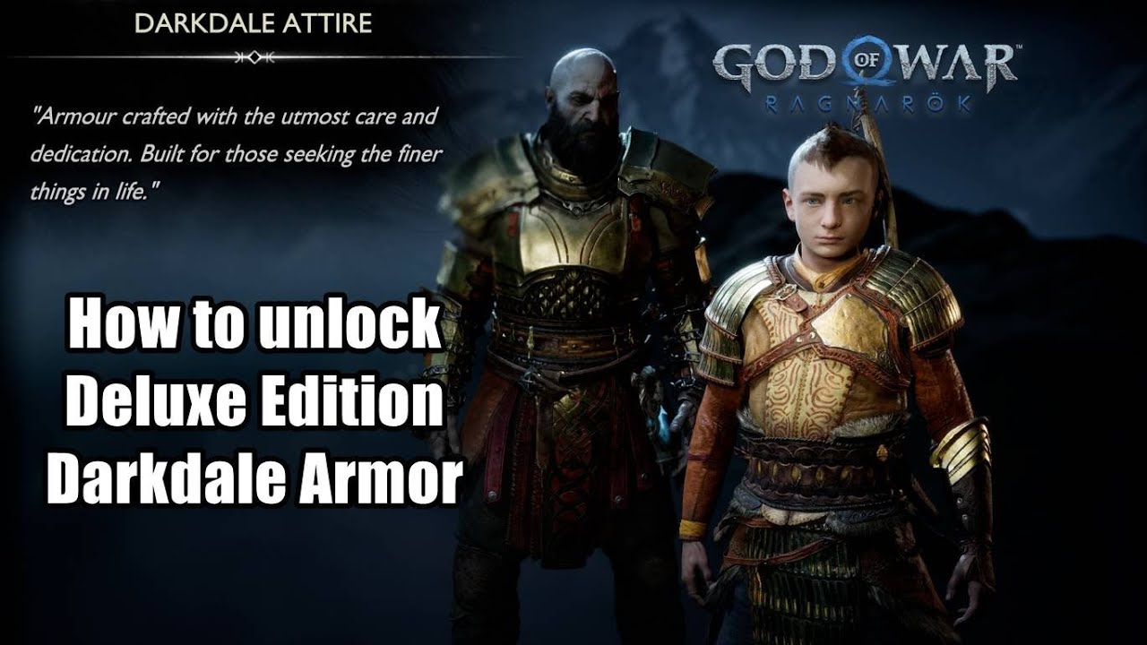 How to unlock Deluxe Edition Darkdale Armor in God of War Ragnarok