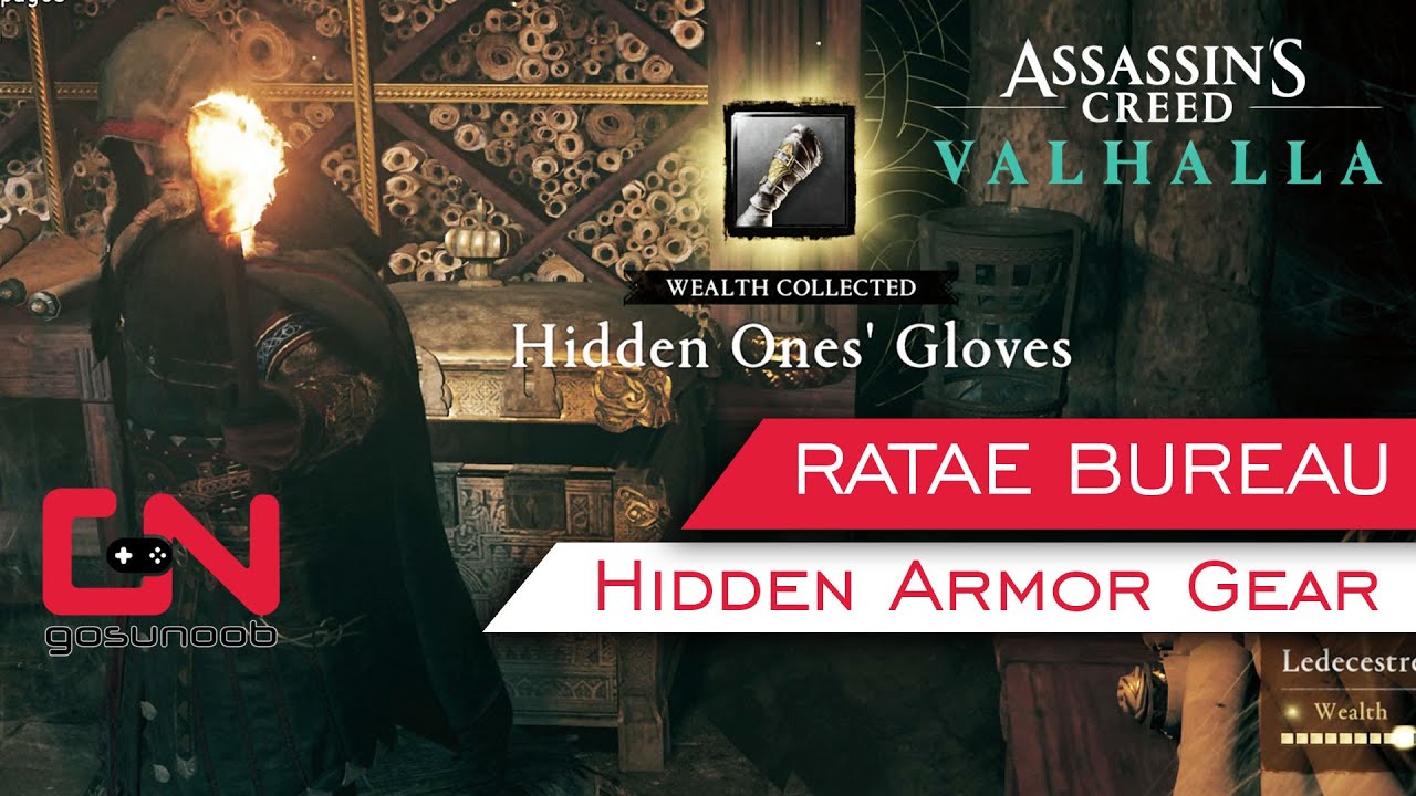 AC Valhalla Ratae Bureau Hidden Armor Gear How to Get Hidden Ones