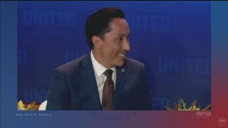 Mayor Todd Gloria in D.C. taking part in 'United We Stand Summit'